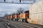 Intermodal rolls west on the "Racetrack"